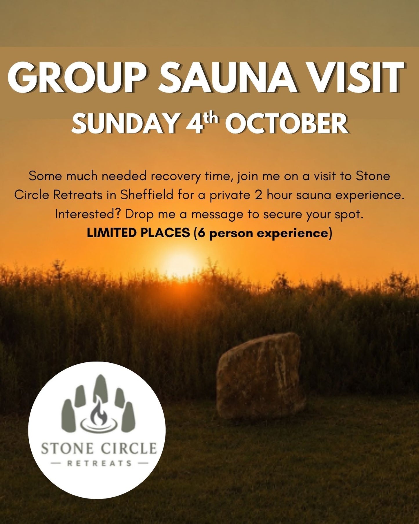 Stone Circle Sauna Visit
